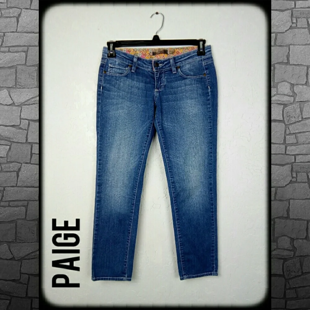 Paige Venice Cropped Skinny jeans size 25 - Picture 1 of 6